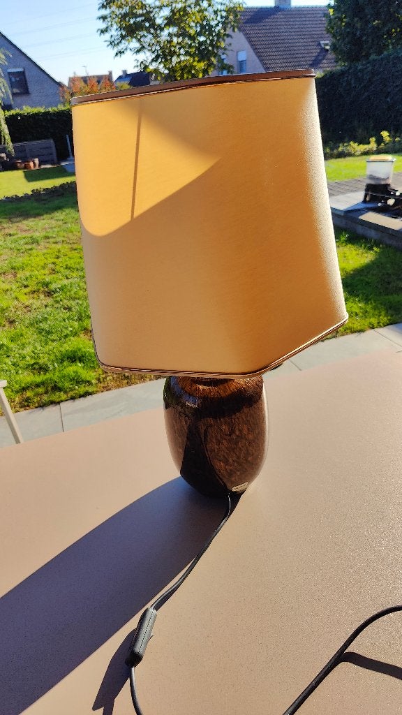 VeArt tafellamp, Huis en Inrichting, Ophalen, Vintage, 55 cm, E27 (groot)