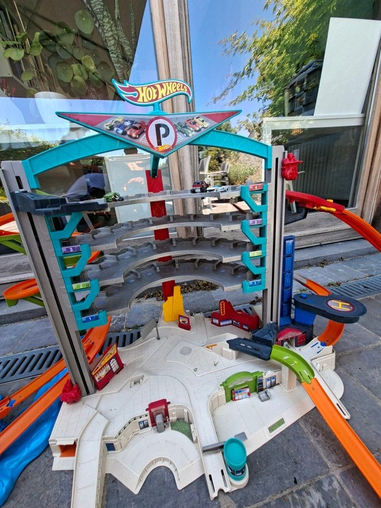 Autobaan Hot Wheels, Enfants & Bébés, Jouets | Circuits, Utilisé, Circuit, Manuelle, Hot Wheels, Enlèvement
