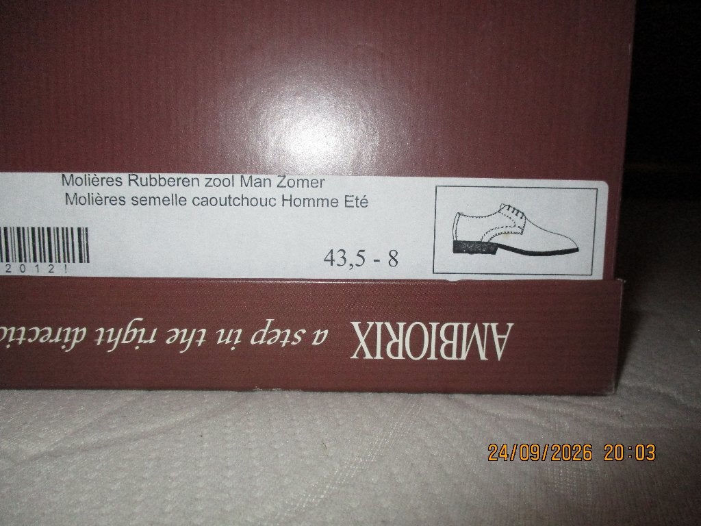 Lederen schoenen, Ophalen, Ambiorix, Zwart, Nieuw