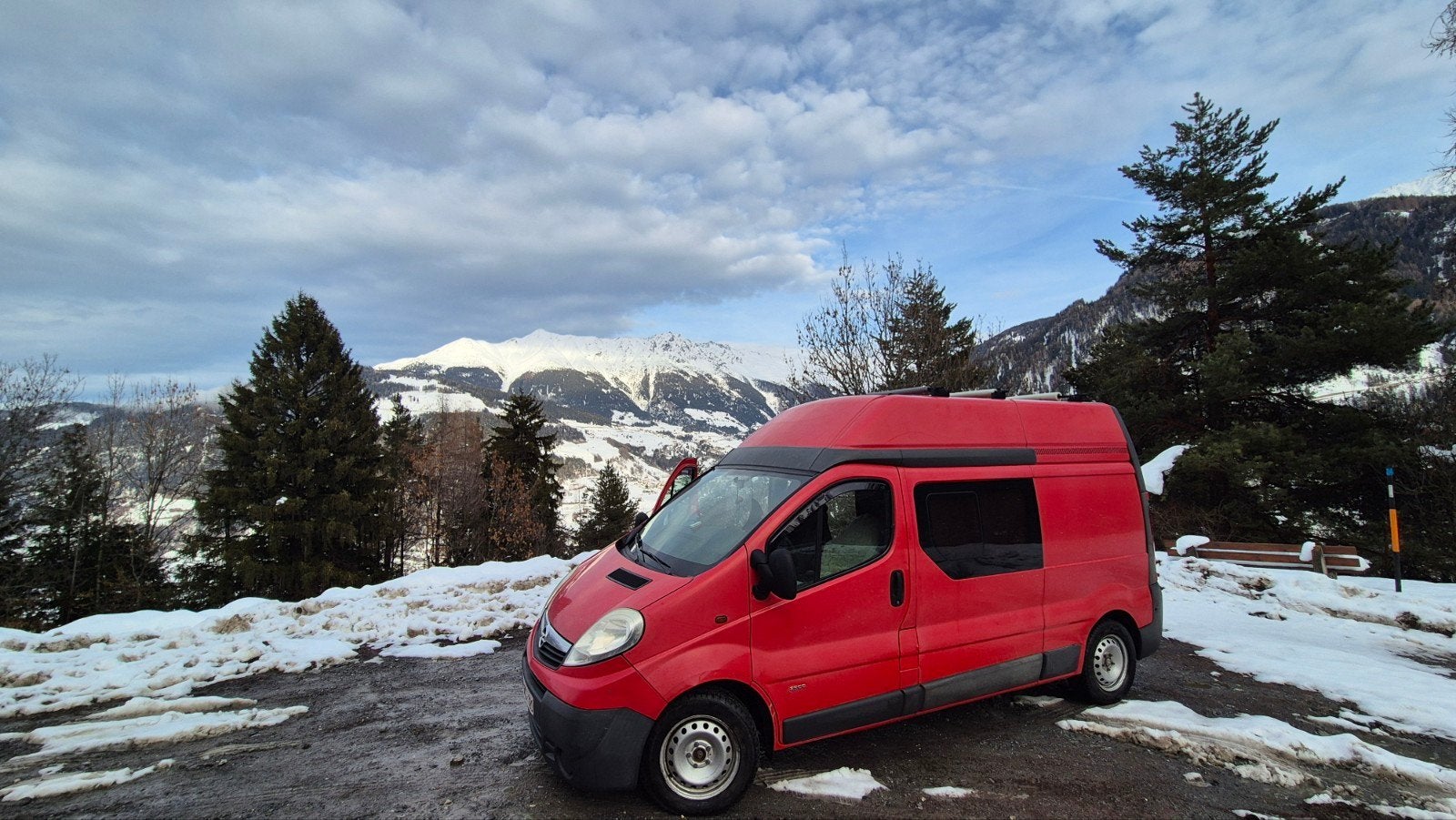 camper vivaro l2h2 nieuwe koppeling!, Caravans en Kamperen, Chemisch toilet, Buscamper of Camperbus, Tot en met 2, Koelkast