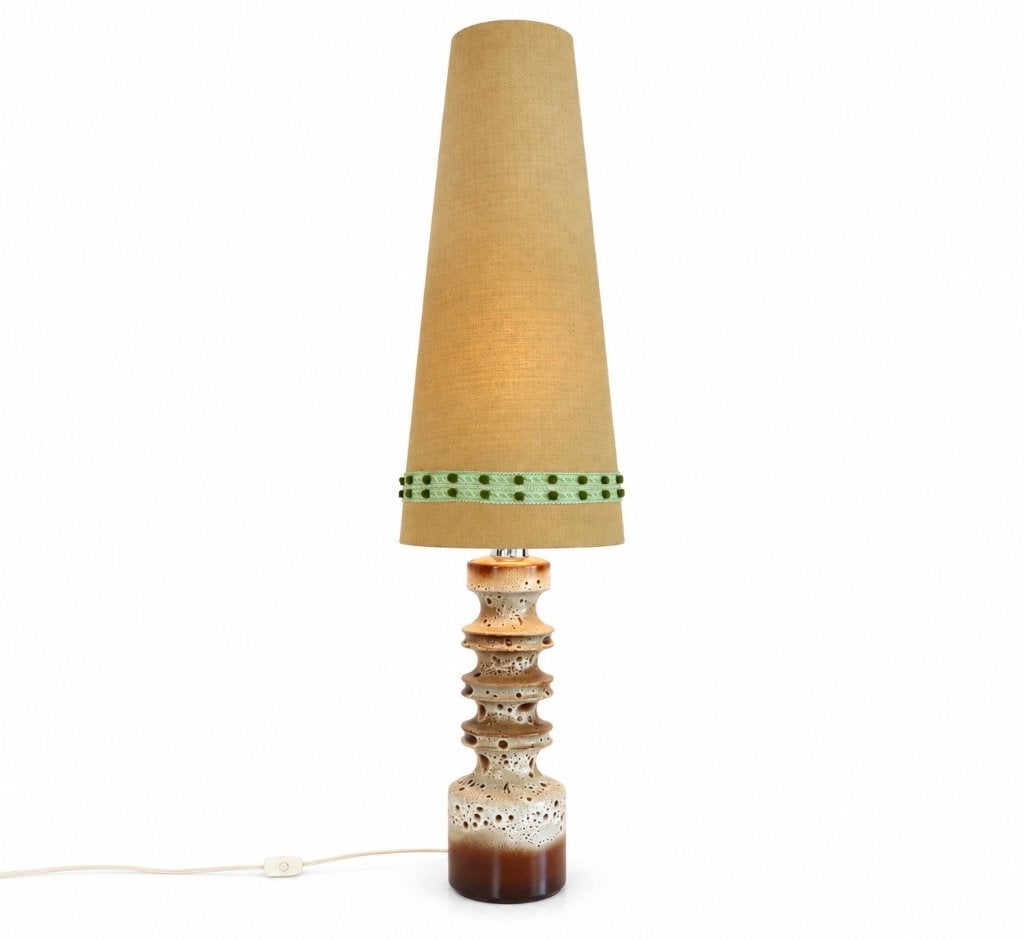 Vintage Lava keramiek lamp - Scheurich West Germany, Ophalen
