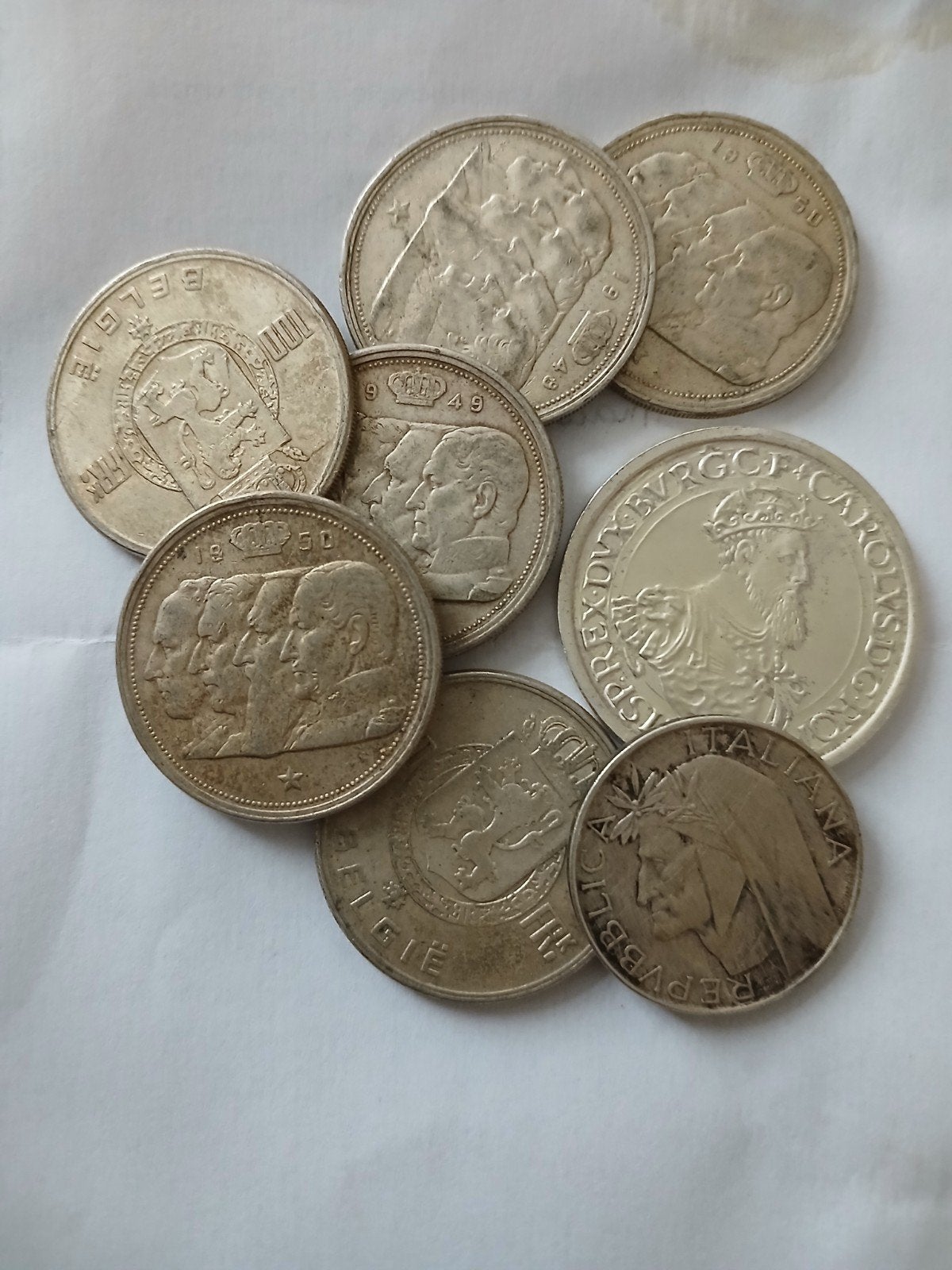 pièce monnaie Belgique en argent, Enlèvement ou Envoi, Argent
