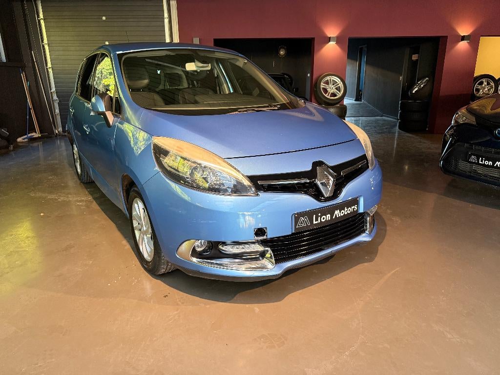 RENAULT SCENIC 1.5 DCI * AUTOMAAT * EXPORT, Auto's, Renault, Euro 5, Monovolume, Zwart, 4 cilinders