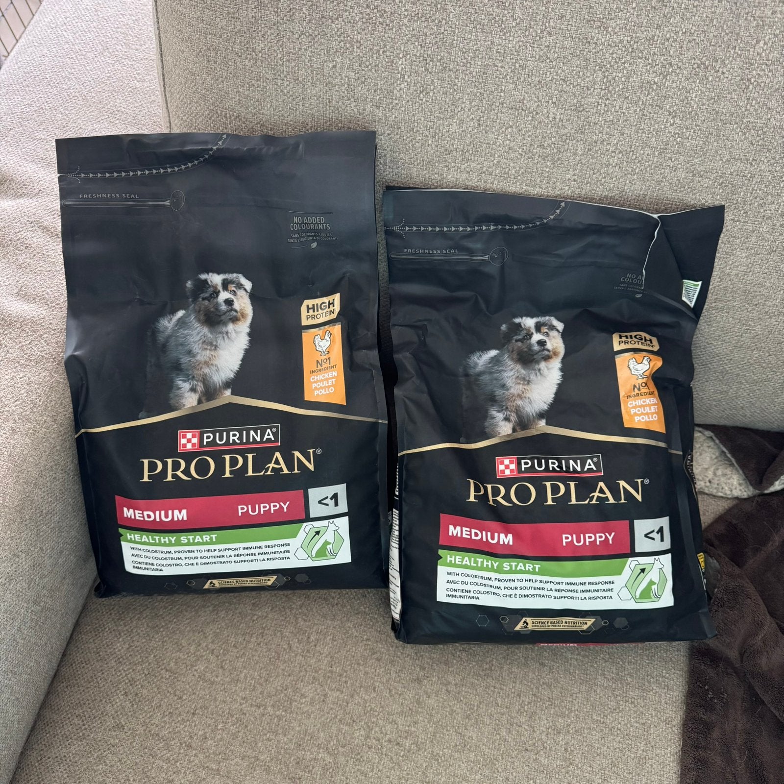 2 zakken Purina Pro Plan Medium PUPPY, Ophalen, Hond