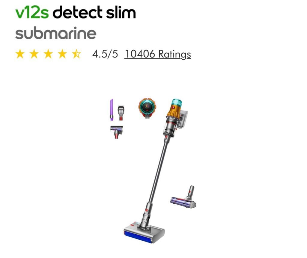 Dyson V12s Detect Slim Submarine, Elektronische apparatuur, Ophalen, Stille werking, Nieuw, Dyson
