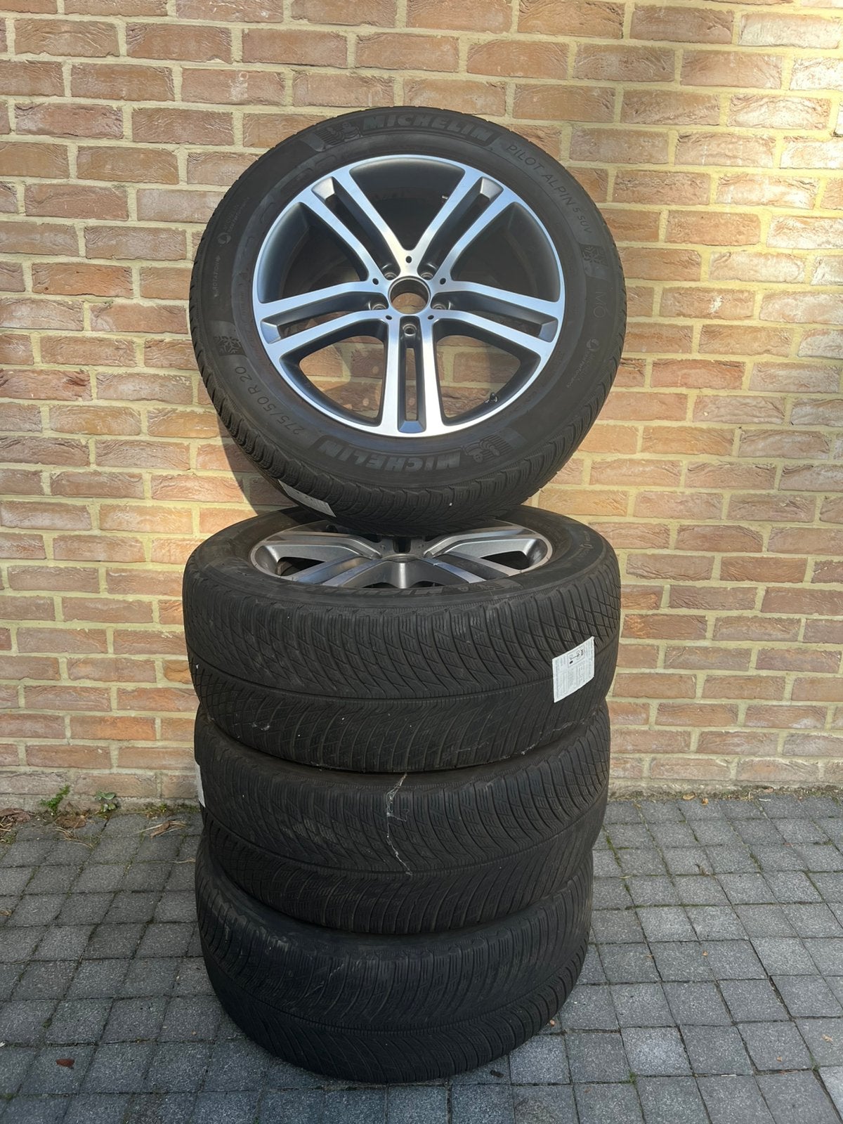 4 jantes et pneus hiver Mercedes GLE, Enlèvement, 20 pouces, Pneu(s)