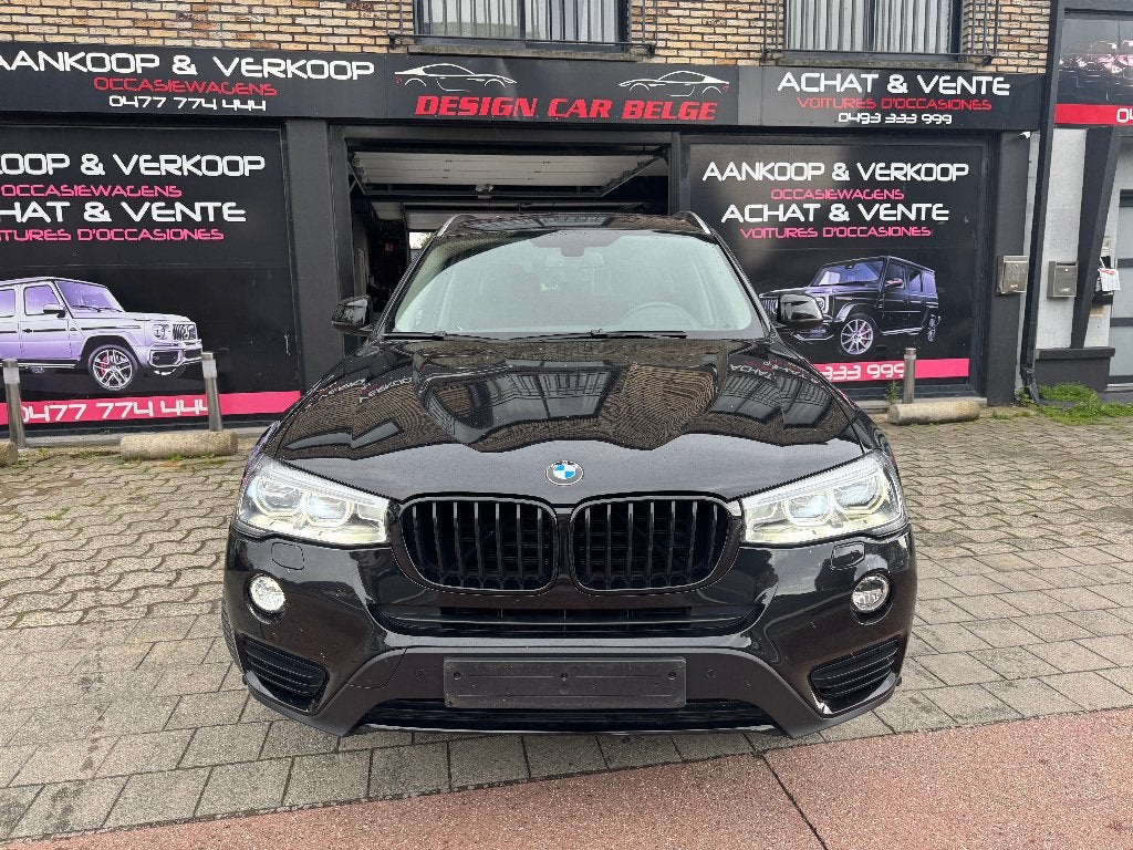 BMW X3 2.0D 150pk VOLLEDIGE opties 87000 km 1e hoofdlijn, Auto's, BMW, Automaat, Zwart, Leder, Bedrijf