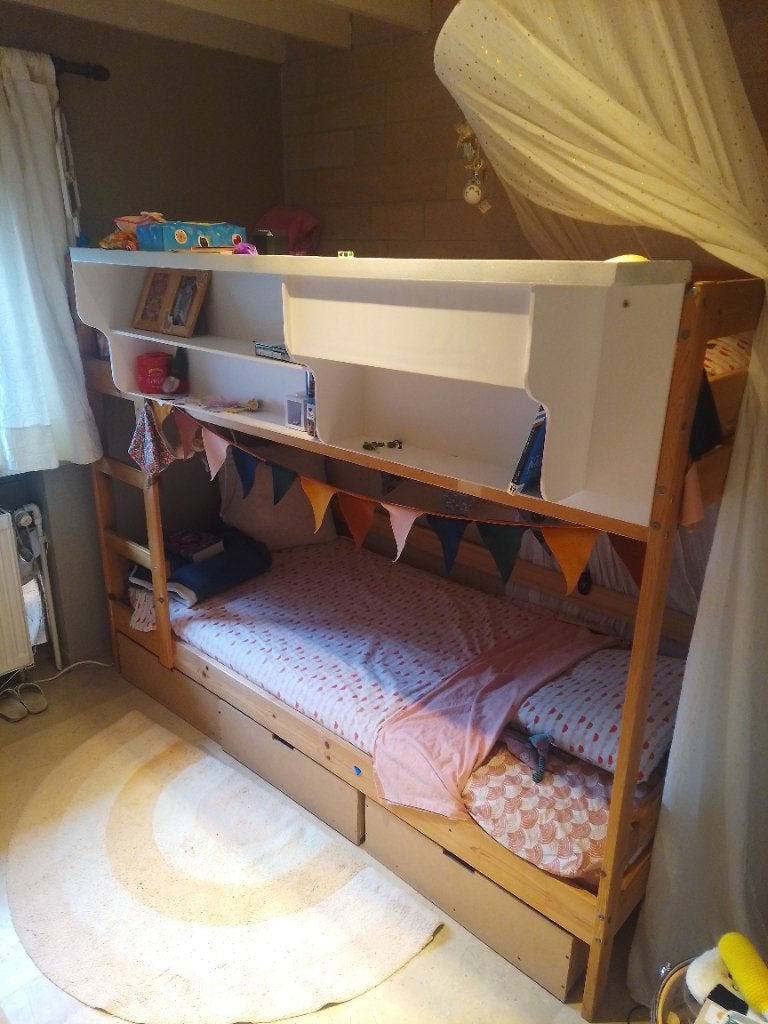 Lit superposé, Ophalen, Gebruikt, Stapelbed