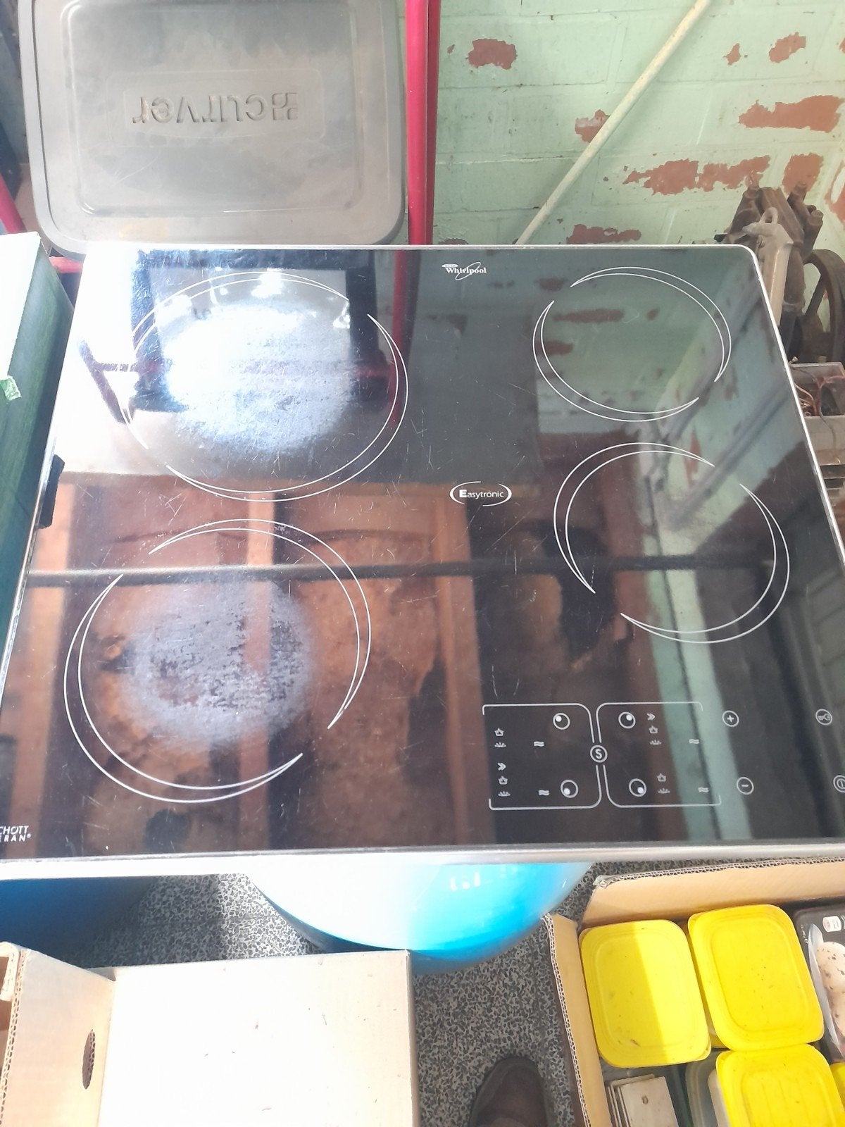 elektrische kookplaat van Whirlpool Type plefs, Electroménager, 4 zones de cuisson, Encastré, Enlèvement, Utilisé