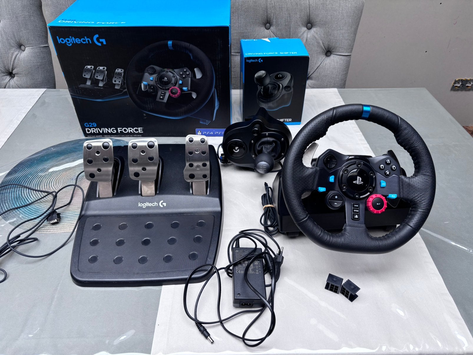 Logitech driving force G29 + shifter, Informatique & Logiciels, Enlèvement ou Envoi, Comme neuf