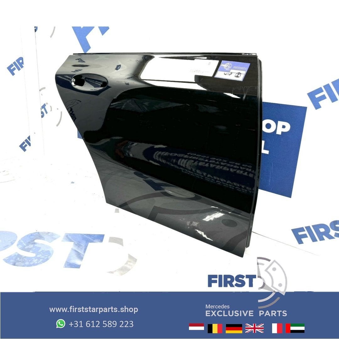 W118 CLA DEUR RECHTS ACHTER A1187307000 PORTIER ZWART KAAL C, Utilisé, Porte, Avant, -