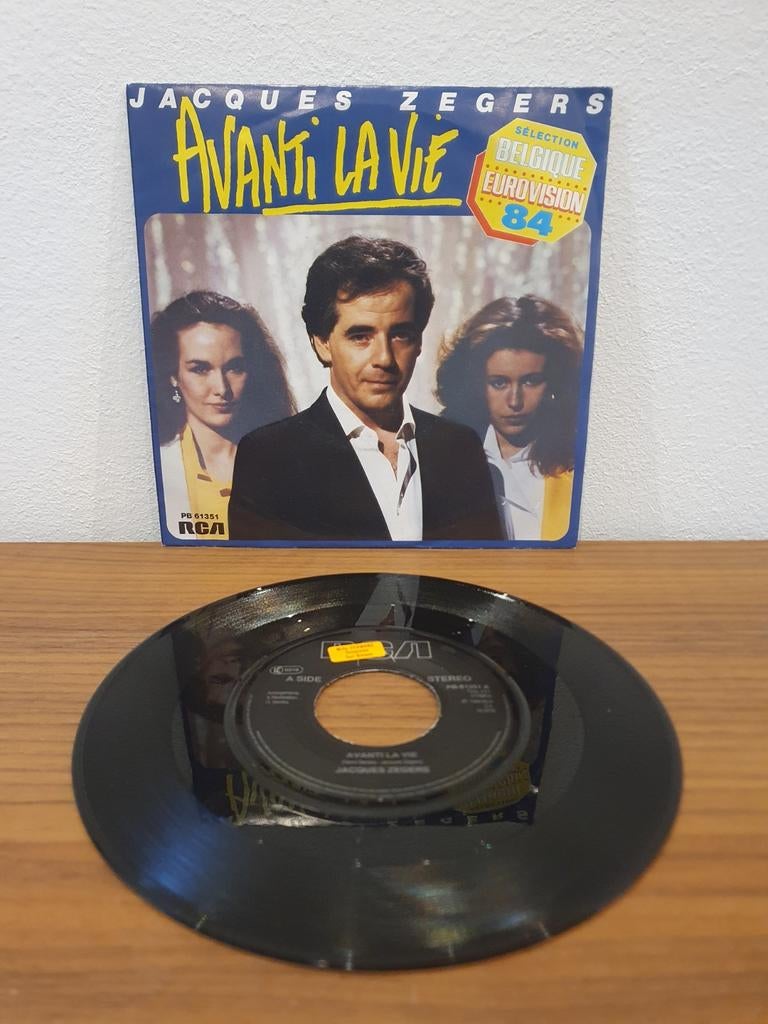 Jacques Zegers – Avanti La Vie (Eurovision '84), Cd's en Dvd's, Vinyl Singles, Ophalen of Verzenden