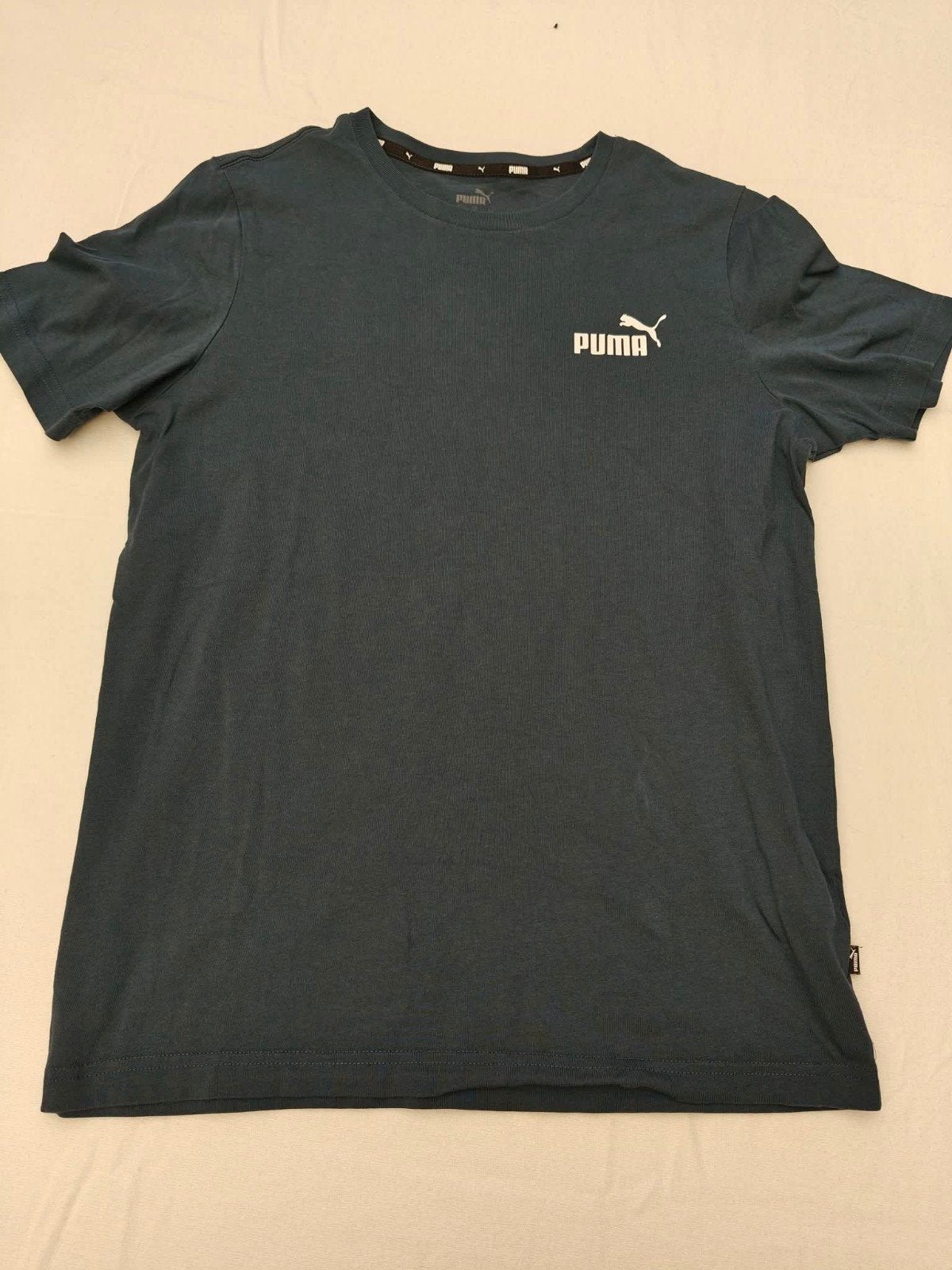 Puma T-shirt homme bleu marine / noir – Logo Puma, Blauw, Ophalen of Verzenden, PUMA, Gedragen
