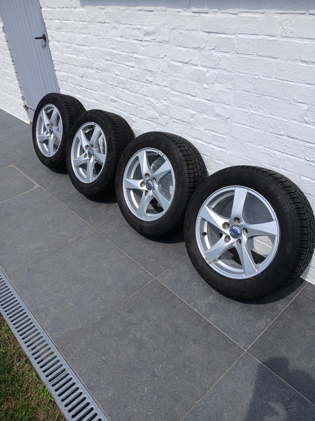 Winterset volvo steek 5x108  16 inch, Auto-onderdelen, Banden en Velgen, Ophalen, 16 inch, Winterbanden, Band(en)