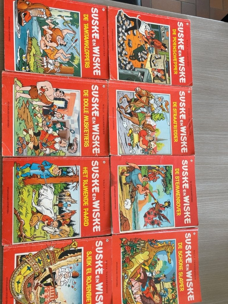 Strips Suske en Wiske, Plusieurs BD, Enlèvement, Utilisé, Willy vandersteen