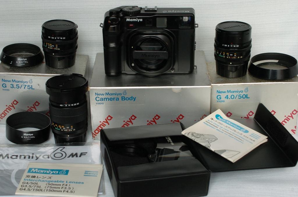Mamiya6 6x6 à télémètre + 50mm + 75mm + 150mm + CloseUp, TV, Hi-fi & Vidéo, Appareils photo analogiques, Enlèvement, Utilisé, Compact