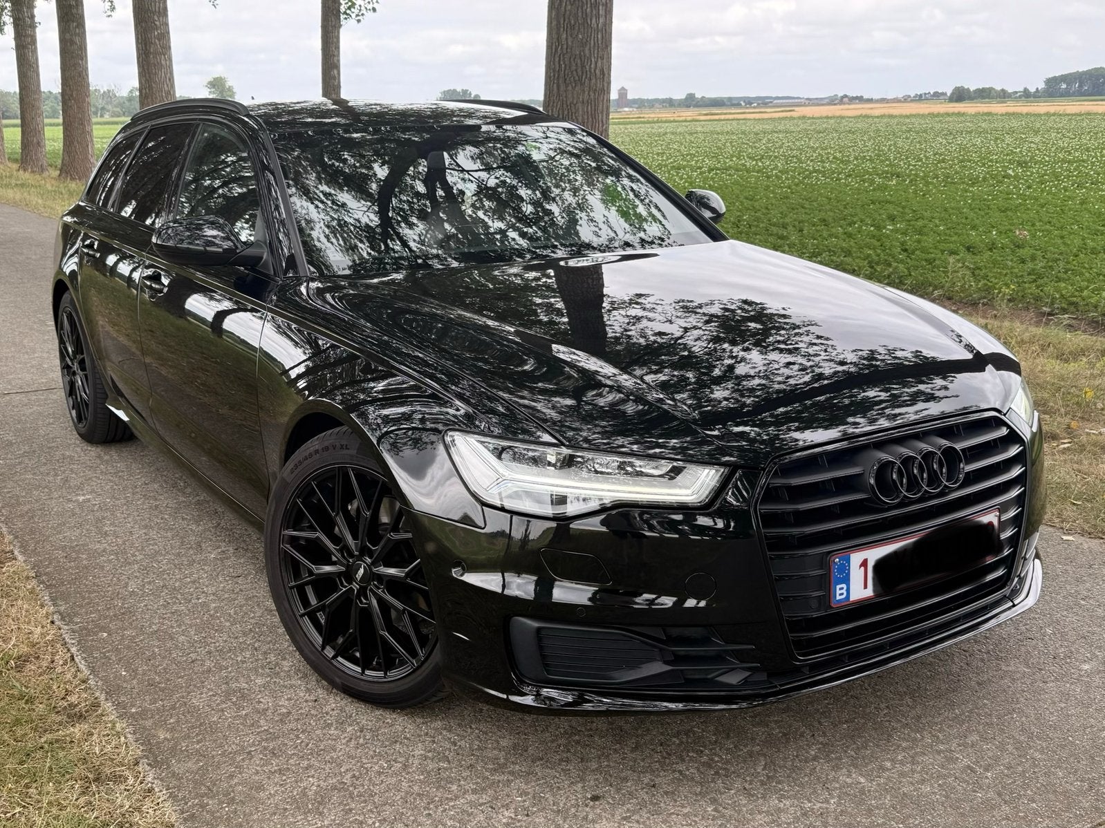 Audi A6 Avant  Black Edition – Full Option  !!!, Automaat, Bruin, Leder, Diesel