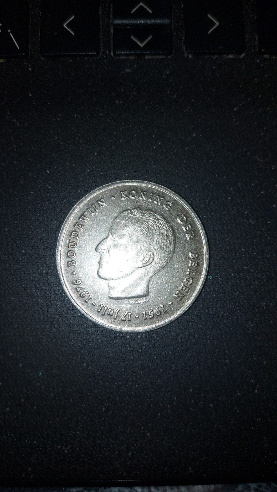 Belgische zilveren herdenkingsmunt van 250 frank uit 1976 te, Zilver, Ophalen of Verzenden, Losse munt, Zilver