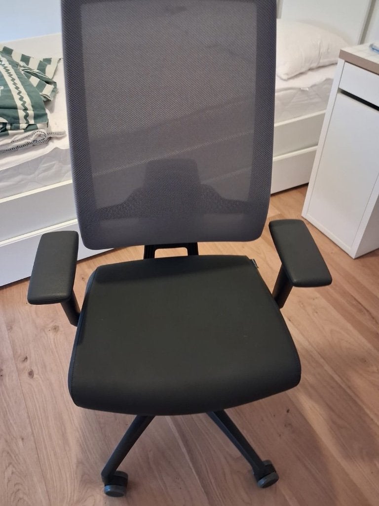 Chaise de bureau Dauphin, Enlèvement, Comme neuf, Noir, Chaise de bureau