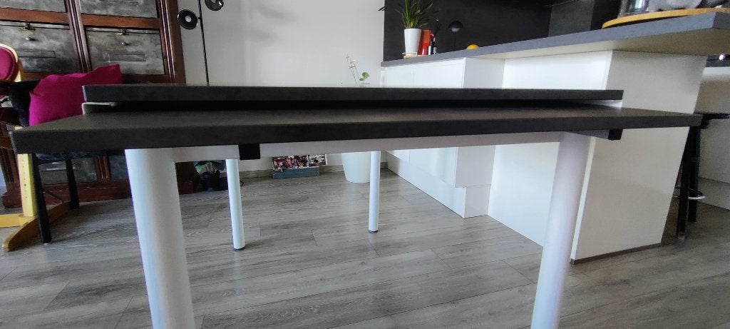 Table de cuisine avec rallonge, Maison & Meubles, Tables | Tables à manger, Comme neuf, 50 à 100 cm, 150 à 200 cm, Cinq personnes ou plus