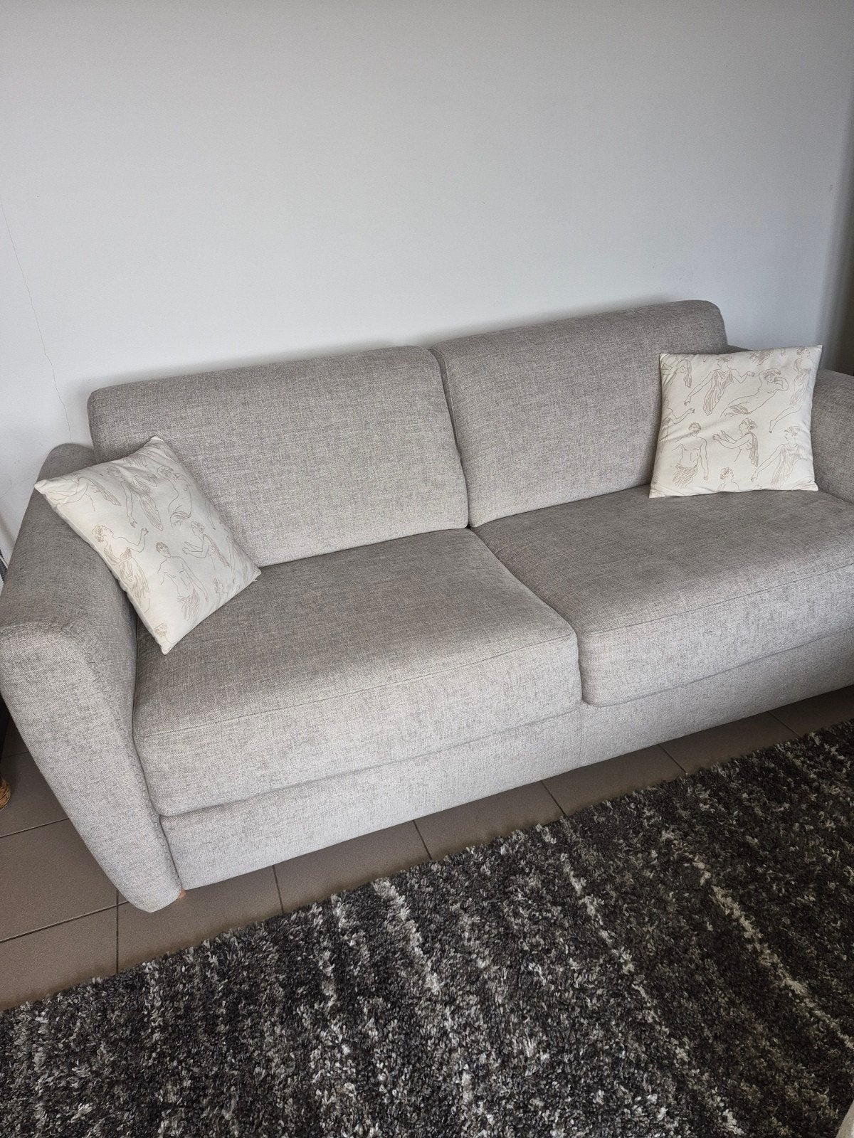 CANAPÉ LIT Couch.perm.140/200 DIENNE Haut Gamme FIN 2025