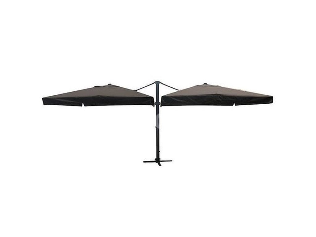 Parasol Double Suspendu Noir (2*300x300cm), Articles professionnels