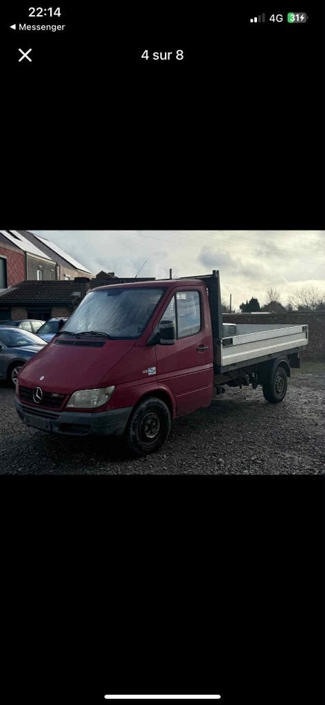 Mercedes sprinter, Autos, Rouge, Achat, 110 kW, 1200 kg