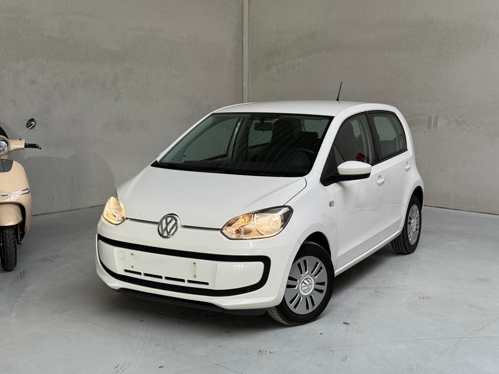 Volkswagen Up - Benzine - 1.0 MPI - Airco - Cruiscontrole, Auto's, Euro 5, Stof, Wit, Bedrijf