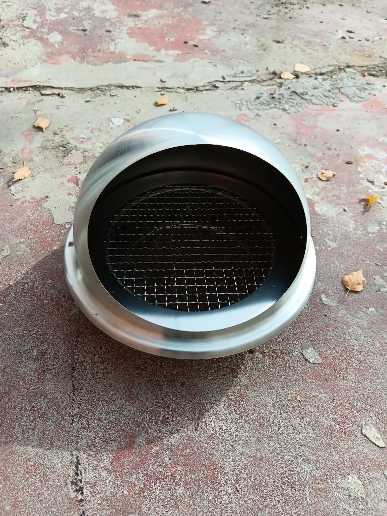 Bolrooster RVS Ø 180mm met grofmazig gaas, Doe-het-zelf en Bouw, Ophalen, Nieuw