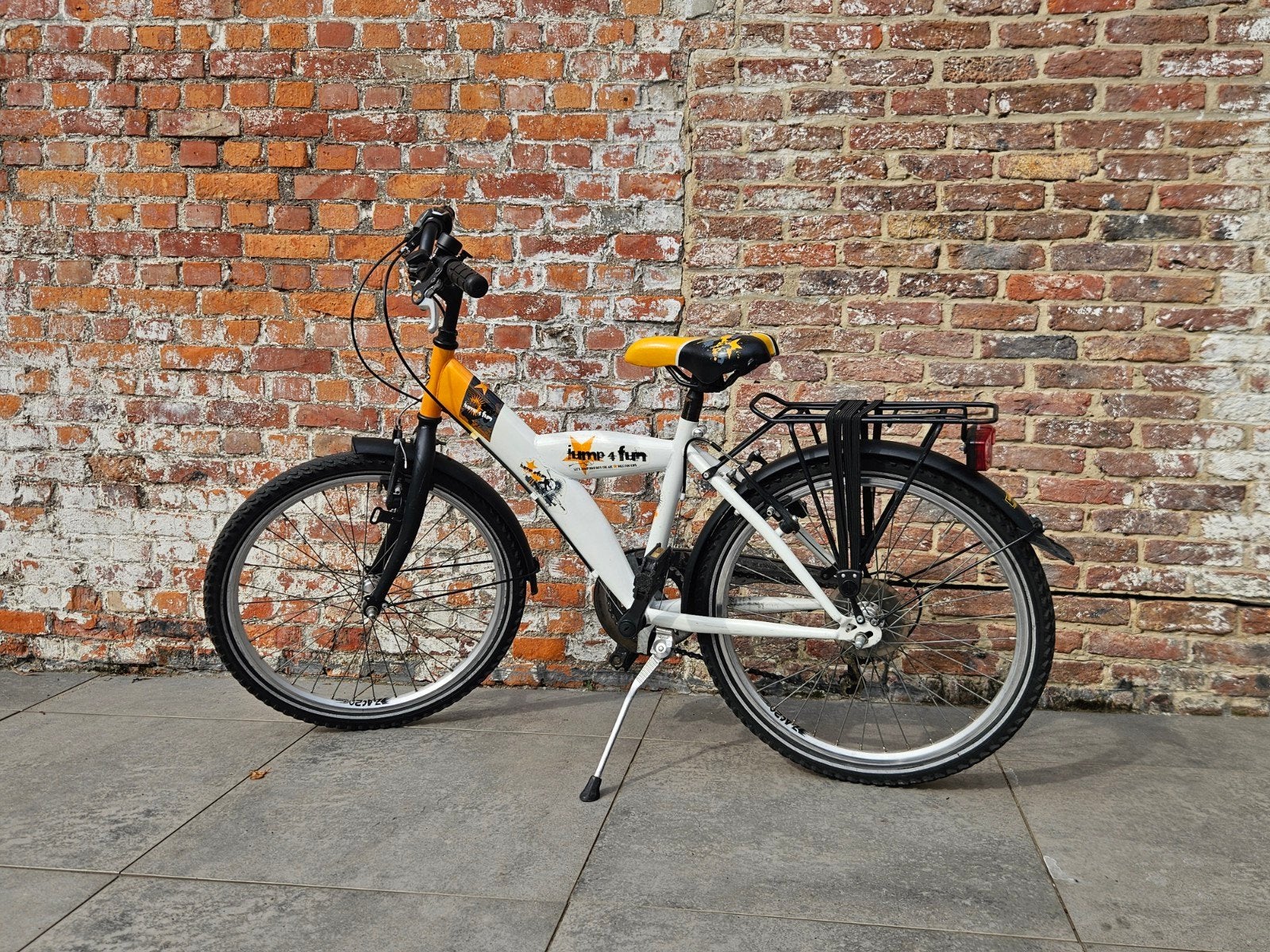 Kinderfiets 22", Ophalen, 22 inch, Gebruikt, Velgrem