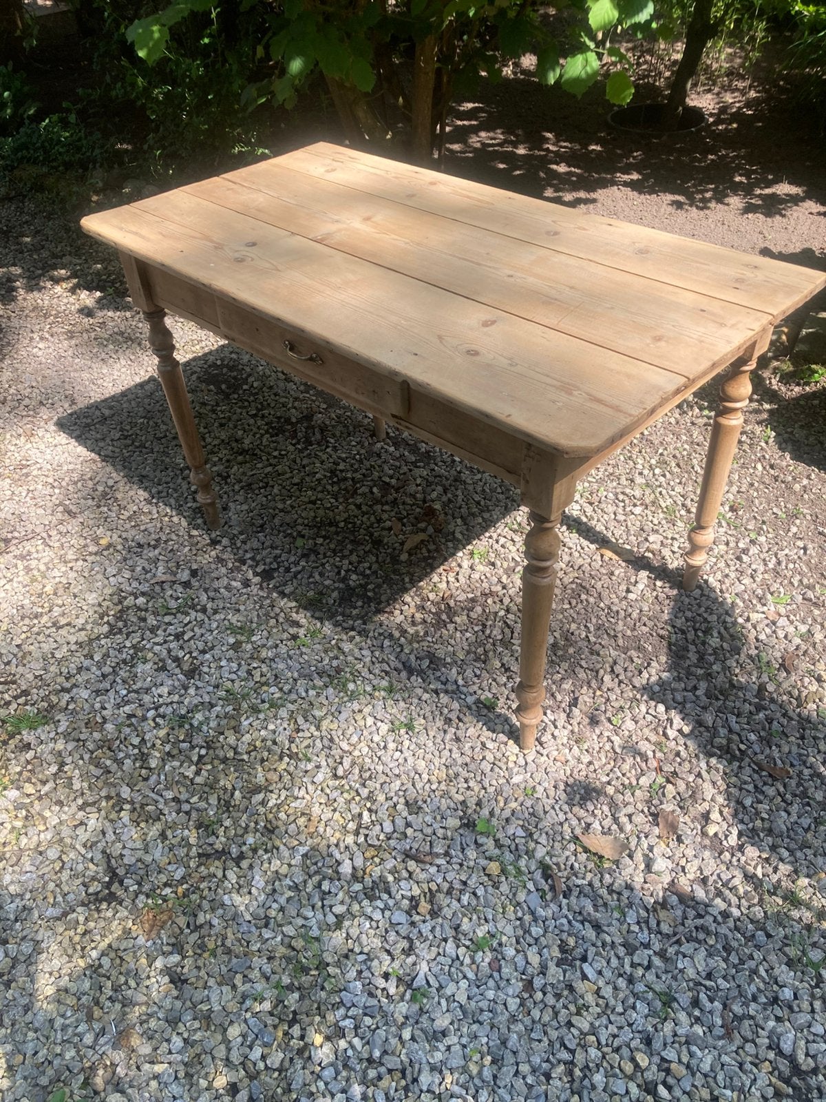 Antieke Franse keukentafel ( VERKOCHT ), Ophalen