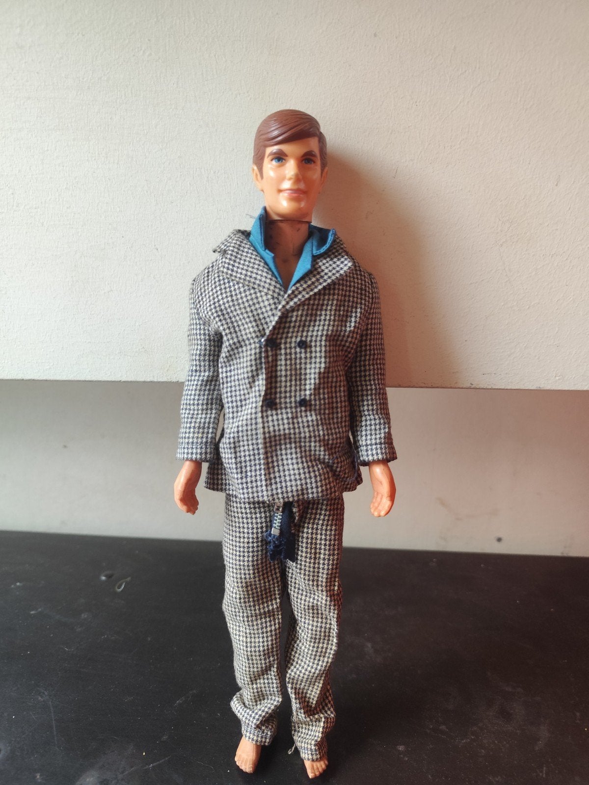 Poupée Ken Vintage Mattel 1968 - Costume Pied-de-Poule, Enlèvement ou Envoi