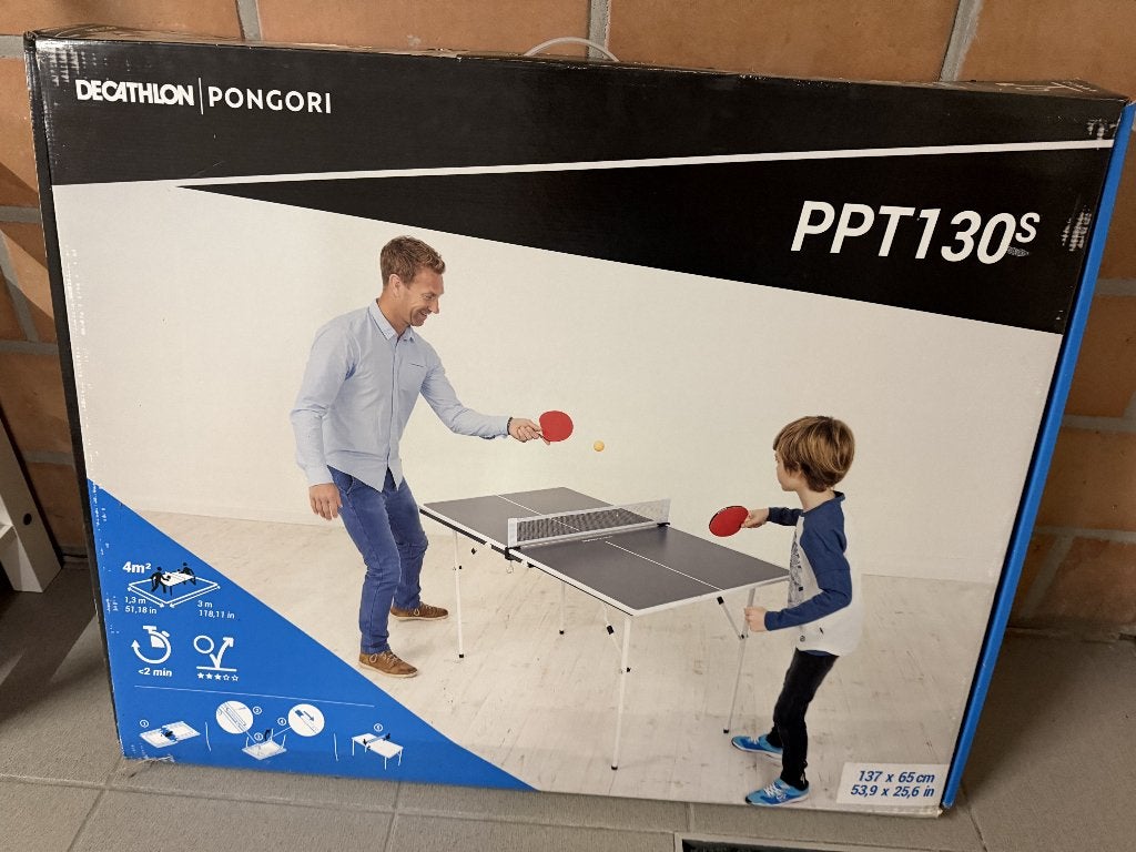 Pingpongtafel klein Decathlon, Ophalen, Zo goed als nieuw