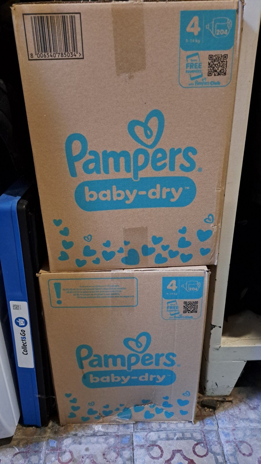 pampers baby dry maat 4, Kinderen en Baby's, Ophalen, Nieuw