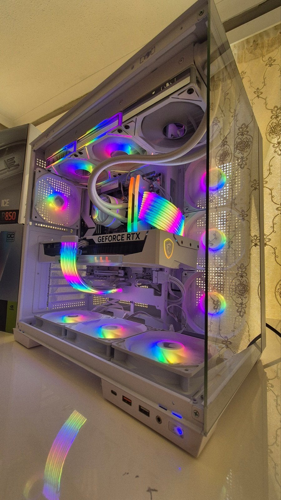 HighEnd MSI Gaming Pc RTX 5070 Ti 32GB DDR5 6000MHz CL32, Computers en Software, Ophalen of Verzenden, Gaming, SSD