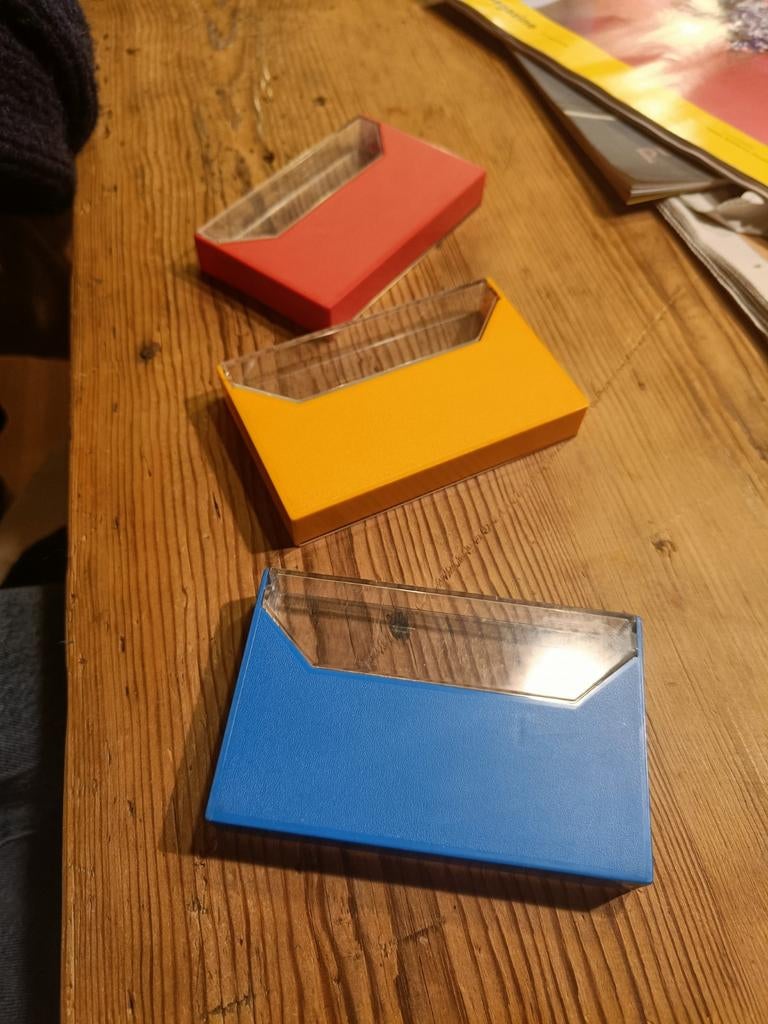 Vintage retro cassette doosjes, Ophalen