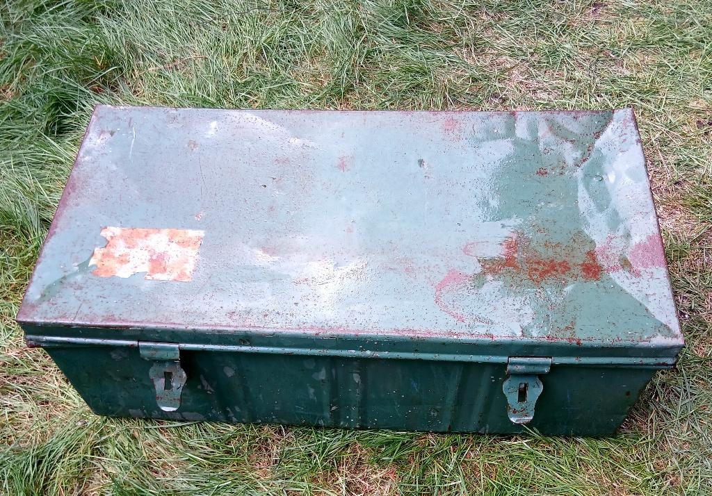 Authentieke Britse Legerkist (WWII), Ophalen, Landmacht, Kist of Geocache