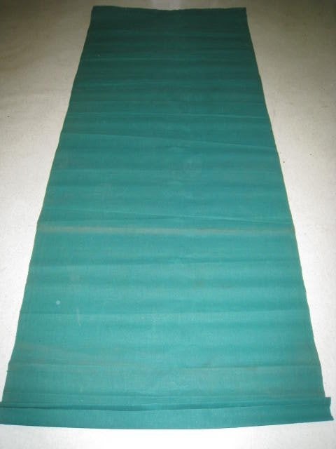 Stuk groene dikke stof, zeildoek : L 255cm x B 101 cm., Bricolage & Construction, Bâches & Films, Enlèvement