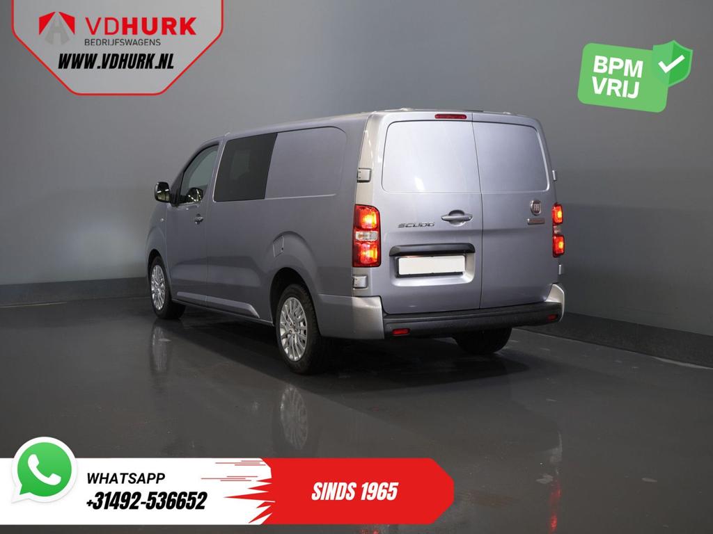 Peugeot Expert (Fiat Scudo) 2.0 MJ 145 pk DC Dubbel Cabine 6, Bedrijf, Zilver of Grijs, Parkeersensor, Te koop