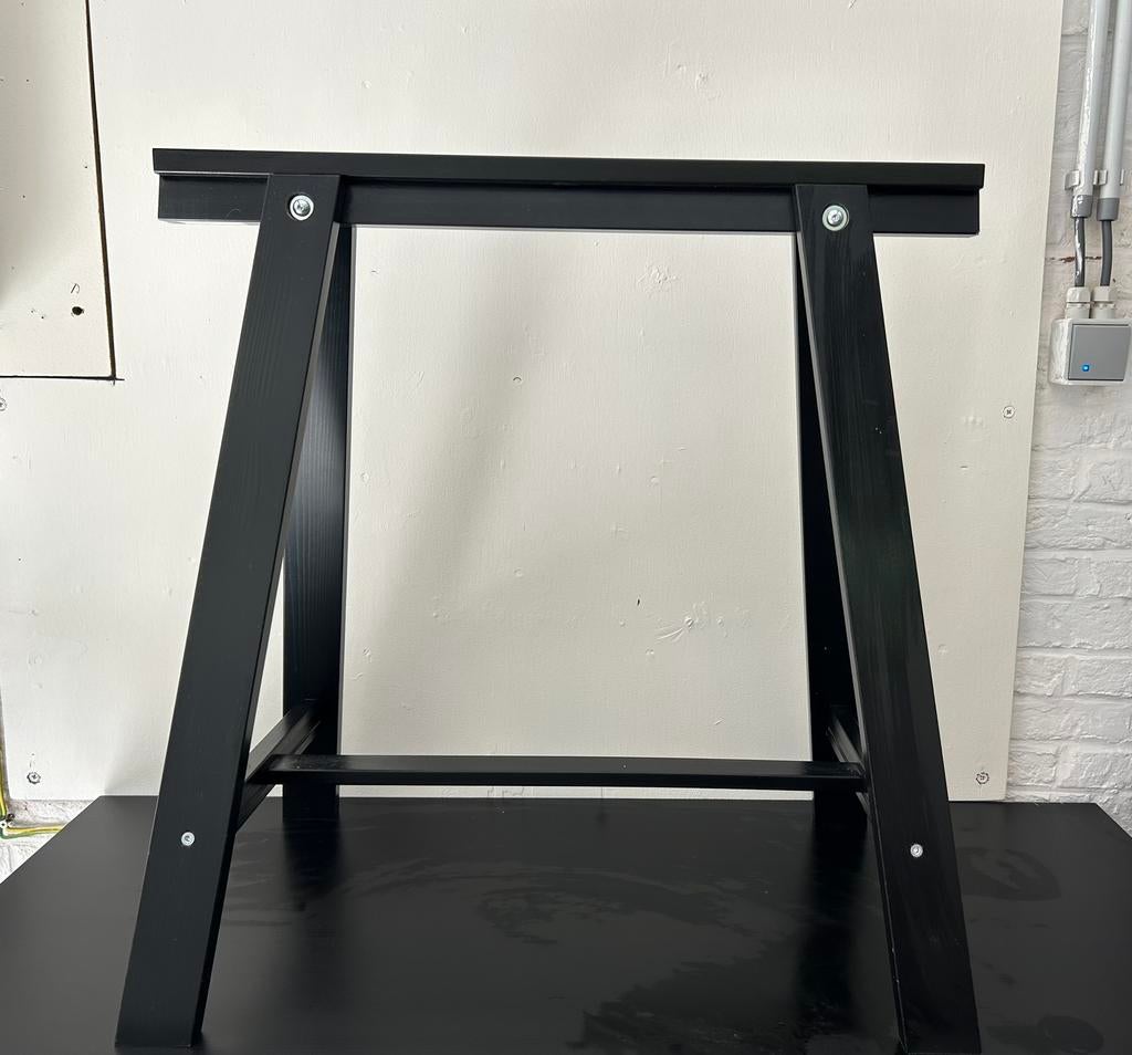 2 tafelpoten, Huis en Inrichting, Ophalen, Tafelpoot, Gebruikt, Eikenhout