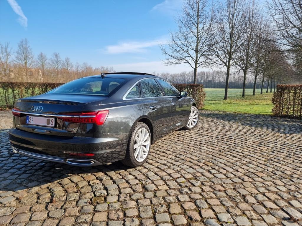 Audi A6 Limousine, Auto's, Automaat, 2995 cc, Zwart, Leder