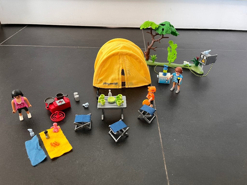 Playmobil 5435 Kampeervakantie met tent, Kinderen en Baby's, Ophalen, Zo goed als nieuw