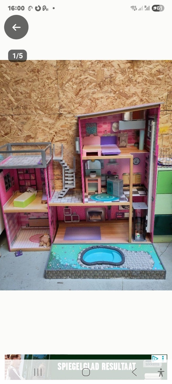 Mooi Barbie poppenhuis Kidskraft, Ophalen, Poppenhuis