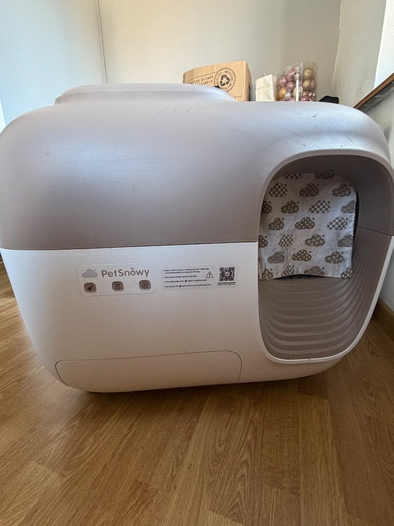 Litière automatique PetSnowy, Animaux & Accessoires, Bacs à litière, Enlèvement, Autonettoyant, Comme neuf, Fermé