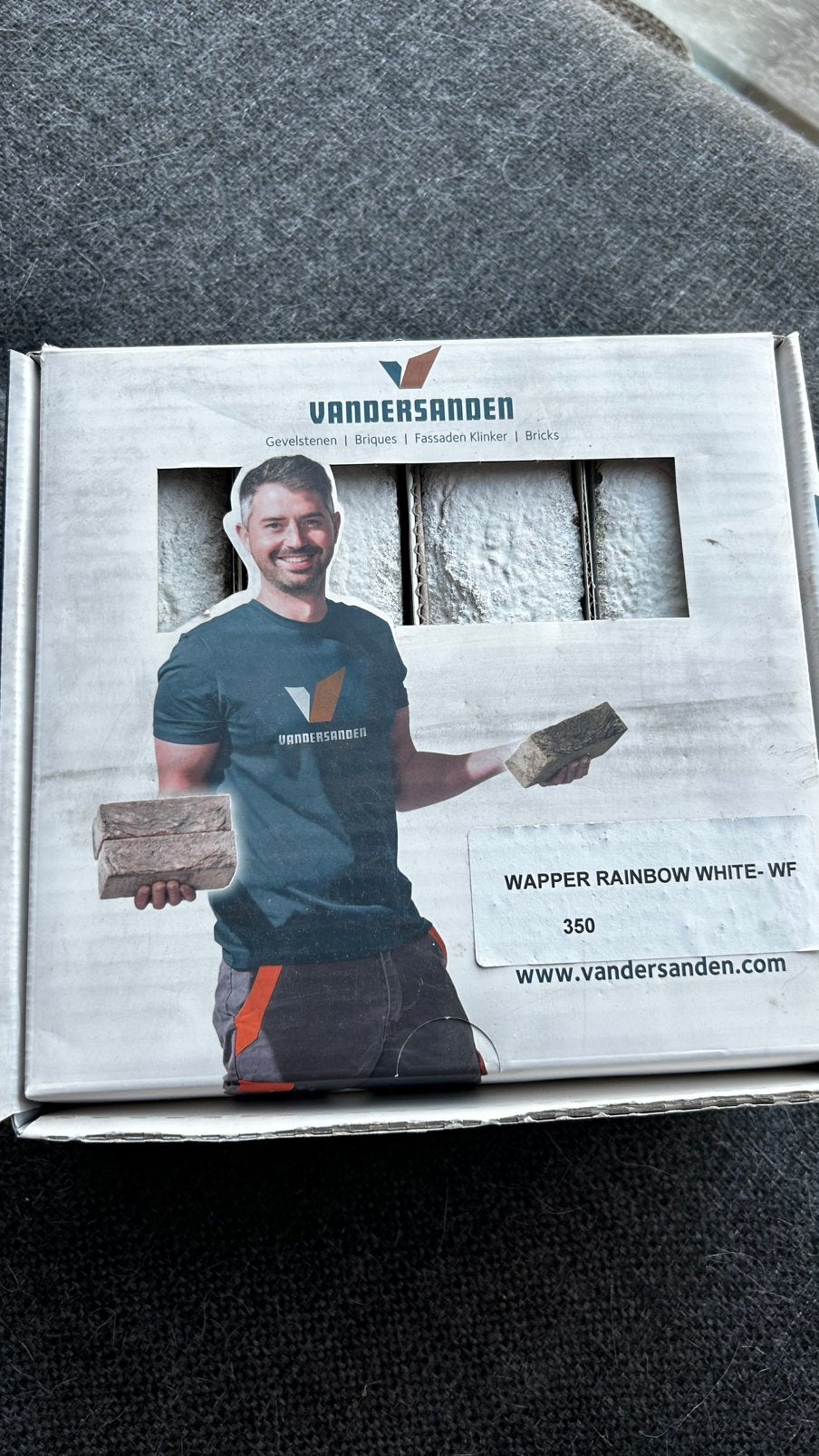 Staal bakstenen wapper rainbow white wf 350 Vandersanden, Enlèvement, Utilisé, Briques