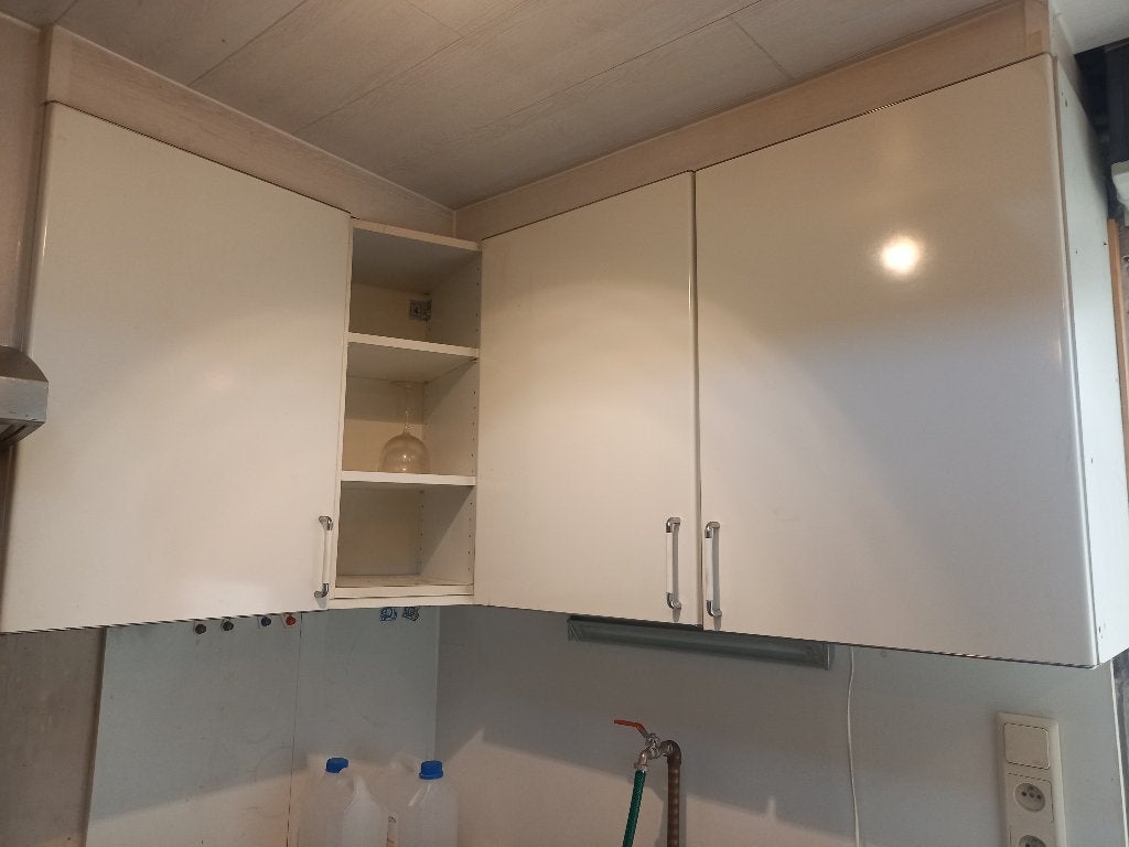 armoire de cuisine d'angle, Enlèvement, Utilisé, Blanc