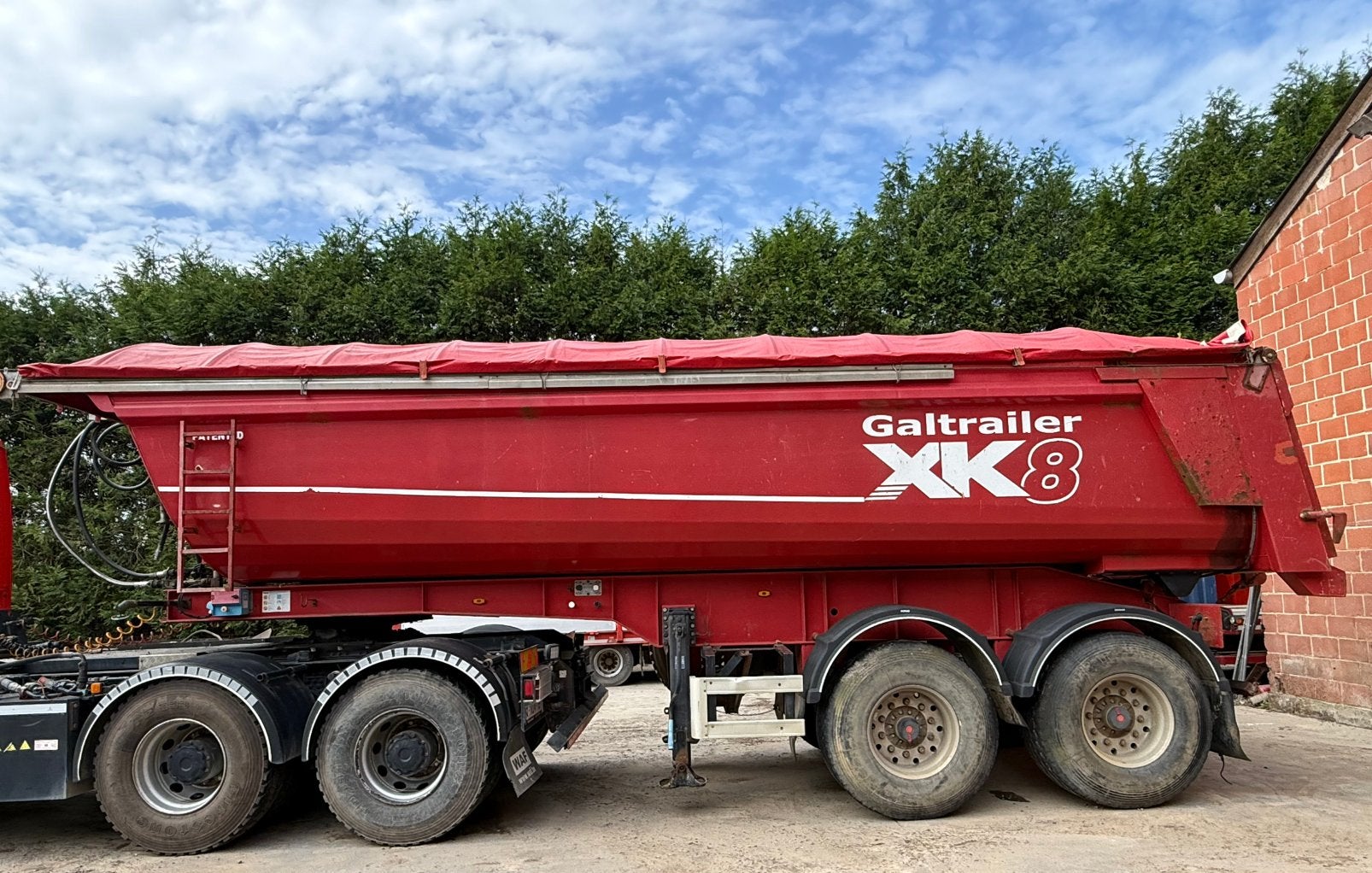 Vente semi-remorque Galtrailer B2 ** Annee 2010, Autos, Camions, Particulier, Enlèvement