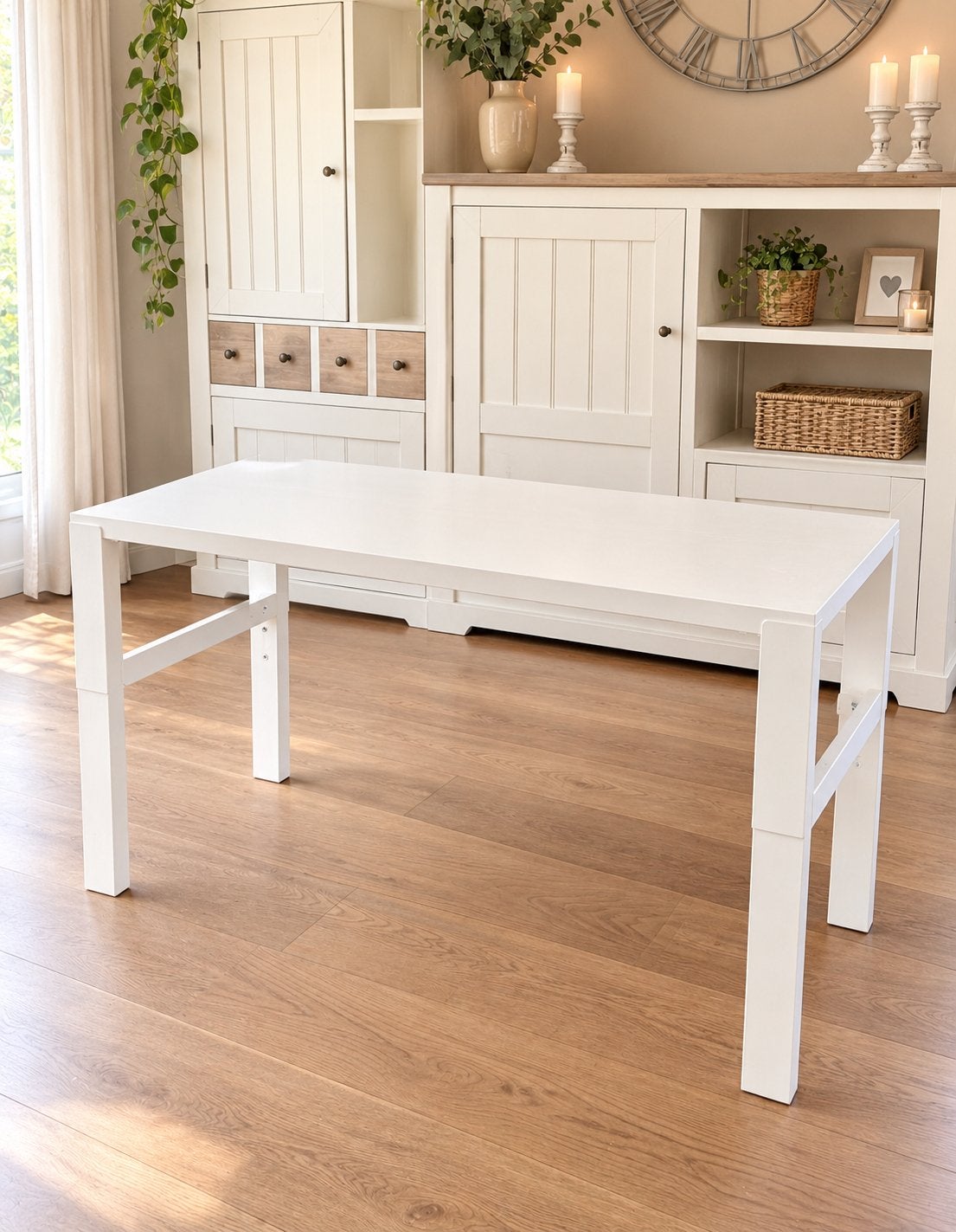 Bureau ajustable IKEA 1m28 x 58 n'est plus disponible, Enlèvement, Comme neuf