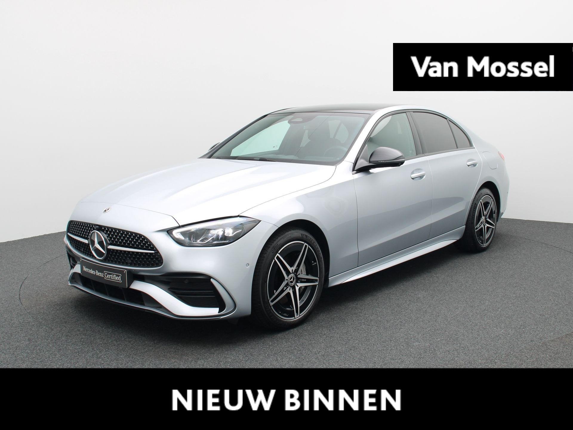 Mercedes-Benz C-Klasse 300 e AMG Line Berline + PANORAMISCH, Autos, Argent ou Gris, Achat, 1800 kg, Entreprise