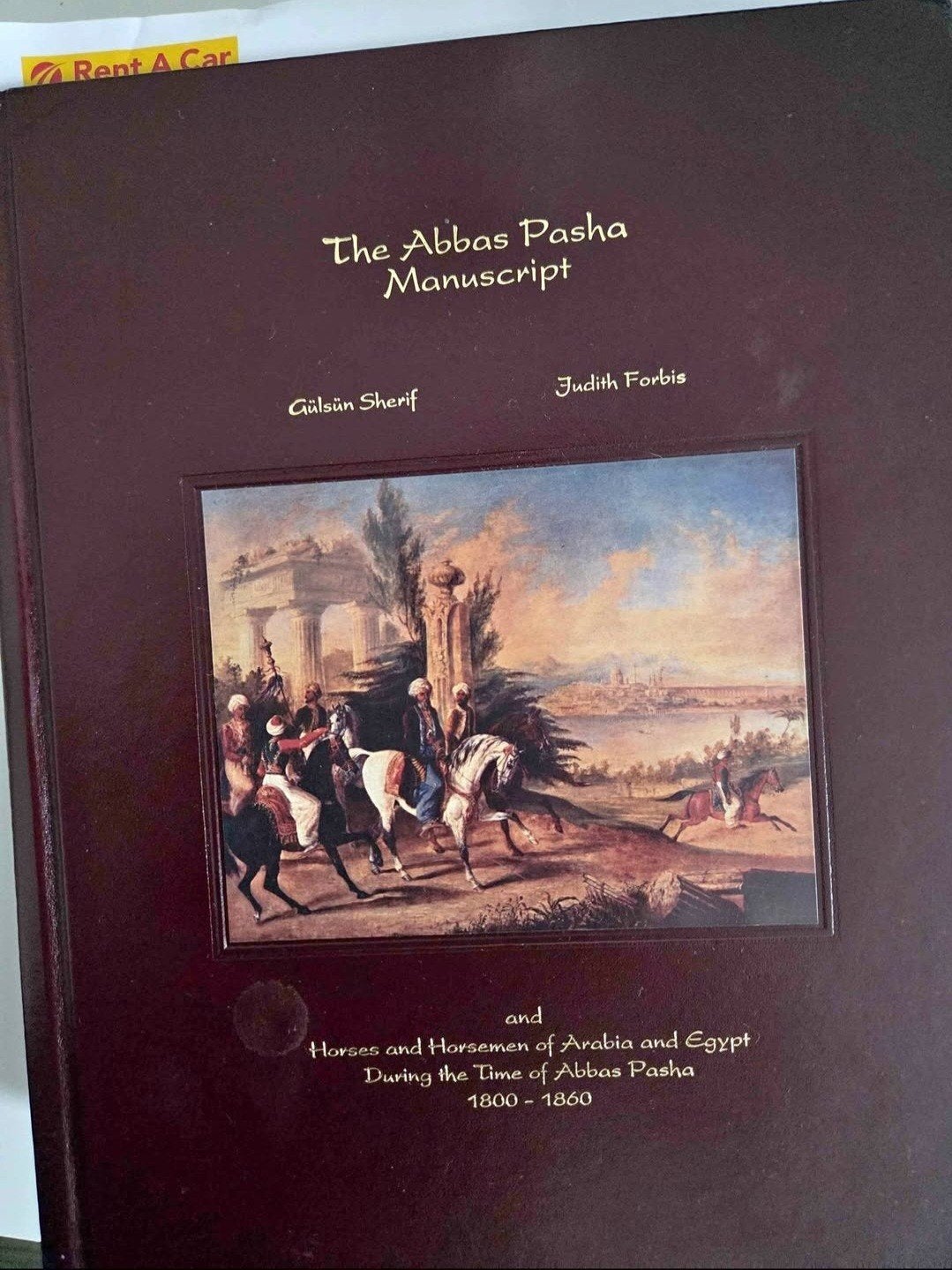Livre rare sur les chevaux arabes -The Abbas Pasha Manuscrip, Enlèvement